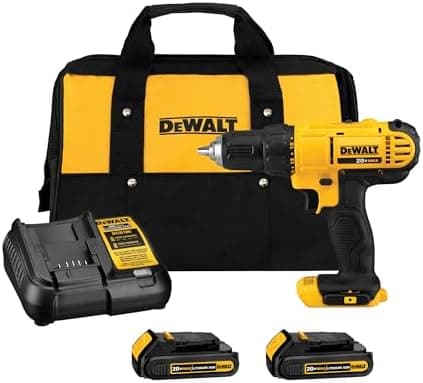 DEWALT 20V Max Cordless Drill Driver Kit (DCD771C2)