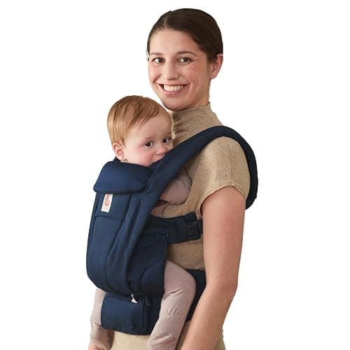 Ergobaby Omni Deluxe Baby Carrier, Newborn to Toddler (7–45 lbs)