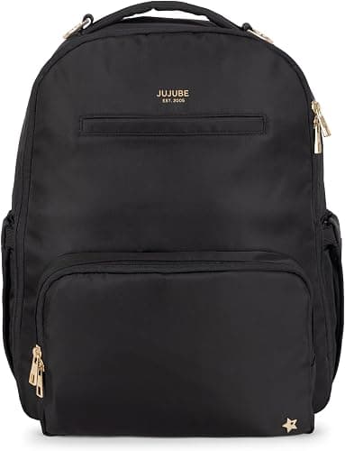 JuJuBe Classic Diaper Backpack, Black
